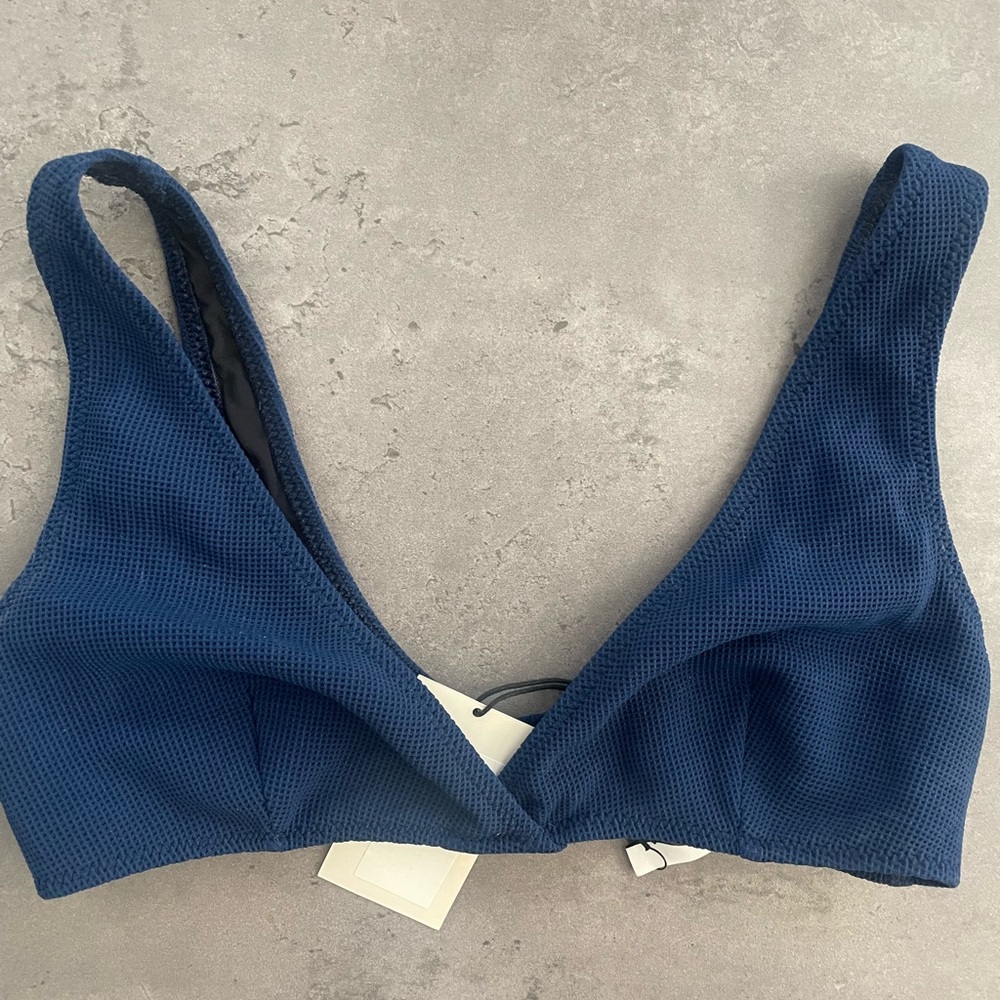 Blue Bikini Top